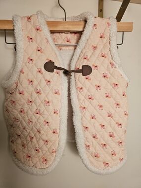 Matilda Jane Quilted Pony Fluffy Sherpa Vest